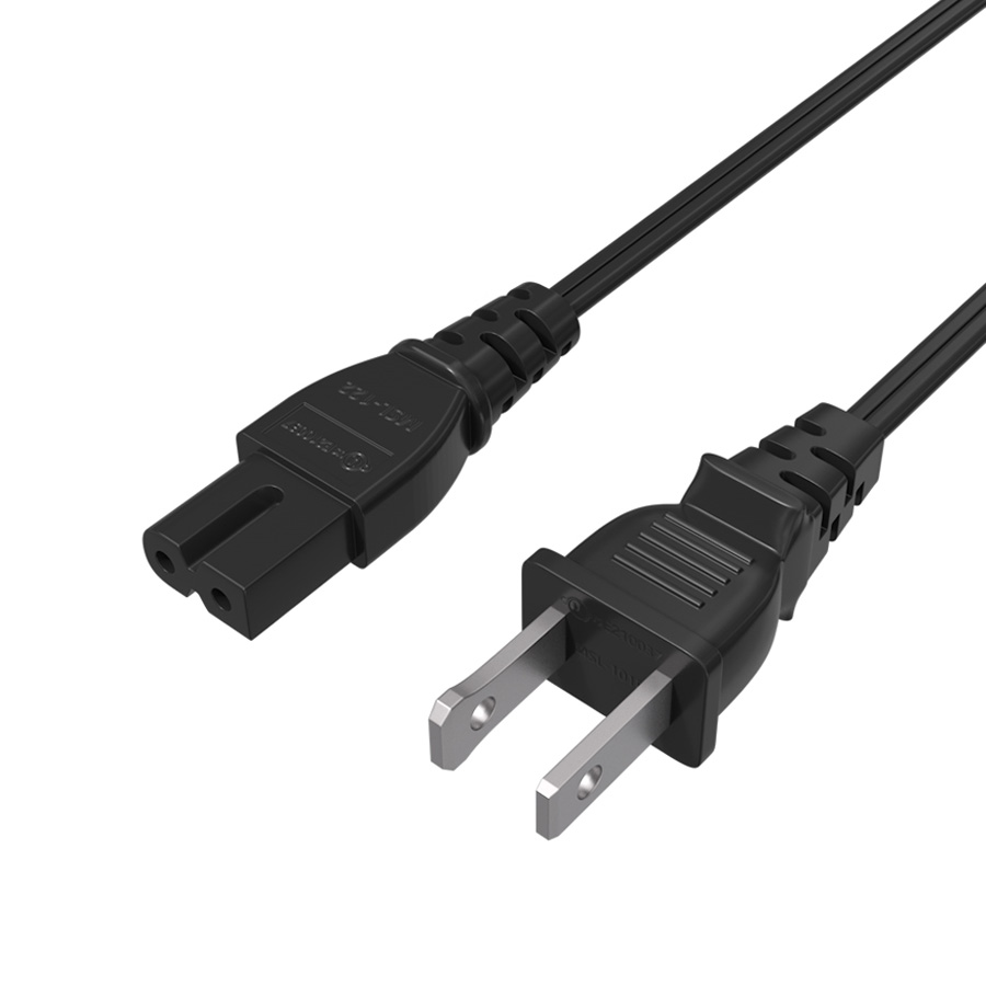 UL美标二芯D字尾电源线